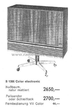 Color electronic S 1355; Grundig Radio- (ID = 2208969) Television