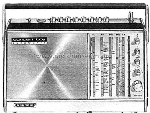 Concert-Boy Automatic 210; Grundig Radio- (ID = 1541690) Radio