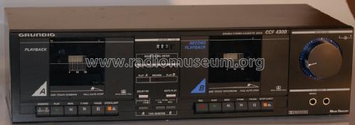 Double Stereo Cassette Deck CCF4300; Grundig Radio- (ID = 1426157) Ton-Bild