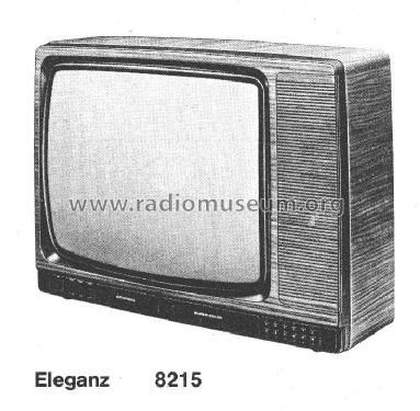 Eleganz 8215; Grundig Radio- (ID = 2080642) Television