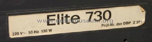 Elite 730; Grundig Radio- (ID = 1559093) Television