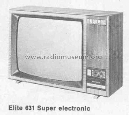 Elite Super Electronic 631; Grundig Radio- (ID = 441891) Television