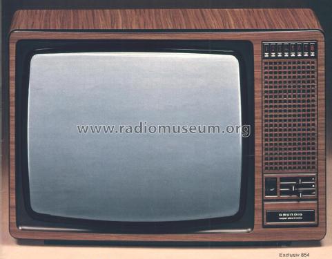 Exclusiv 854; Grundig Radio- (ID = 2336533) Televisión