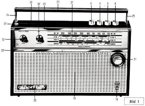 Export-Boy 204; Grundig Radio- (ID = 2622810) Radio