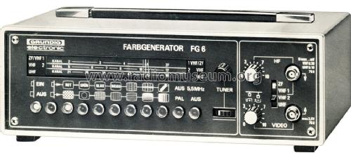 Farbgenerator FG6; Grundig Radio- (ID = 693854) Ausrüstung