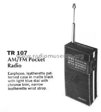 FM/AM Pocket Radio TR 107; Grundig Radio- (ID = 2507895) Radio