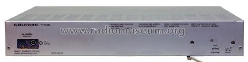 FM-AM Quartz Synthesizer Tuner T 7200; Grundig Radio- (ID = 1567210) Radio