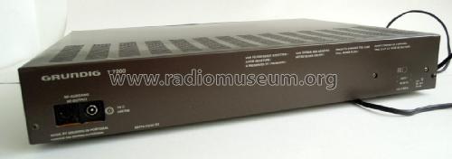 FM-AM Quartz Synthesizer Tuner T 7200; Grundig Radio- (ID = 1743430) Radio