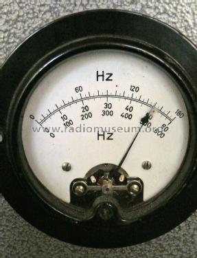 Frequenzmesser 30 - 600 Hz MGL 67-1029/II/3; Grundig Radio- (ID = 2143094) Ausrüstung