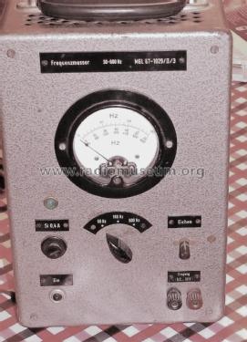 Frequenzmesser 30 - 600 Hz MGL 67-1029/II/3; Grundig Radio- (ID = 2143191) Ausrüstung