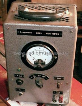 Frequenzmesser 30 - 600 Hz MGL 67-1029/II/3; Grundig Radio- (ID = 2143571) Ausrüstung