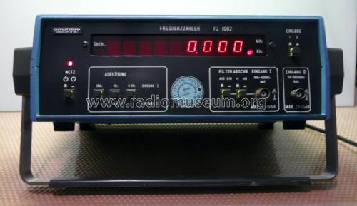 Frequenzzähler FZ-1002; Grundig Radio- (ID = 2847590) Equipment