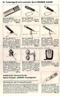 GDM304; Grundig Radio- (ID = 2136028) Microphone/PU