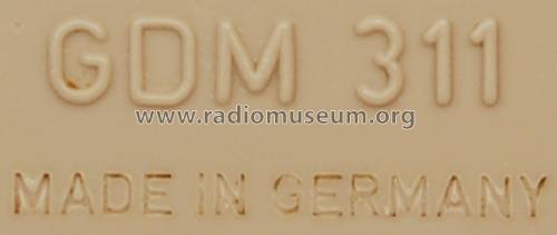 GDM311; Grundig Radio- (ID = 1438696) Microphone/PU