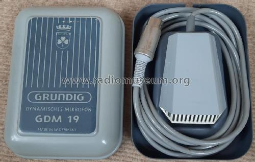 GDM 19; Grundig Radio- (ID = 3035289) Microphone/PU