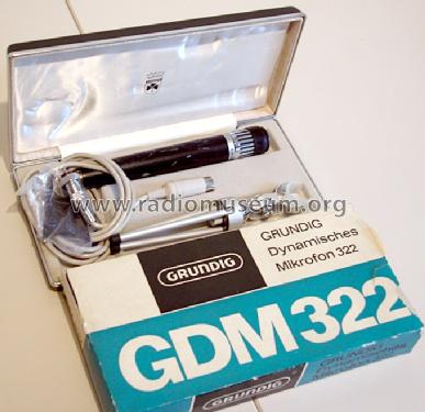 GDM 322; Grundig Radio- (ID = 201346) Mikrofon/TA
