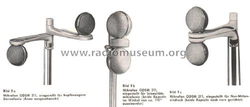 GDSM 211; Grundig Radio- (ID = 1238211) Microphone/PU