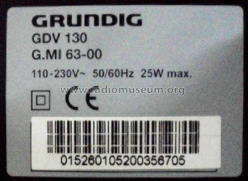 DVD Player GDV130 GMI6300; Grundig Radio- (ID = 1569594) R-Player