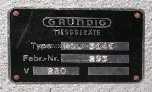 Gleichspannungs-Millivoltmeter MGL 3146; Grundig Radio- (ID = 1785216) Equipment