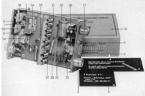 Gleichspannungs-Vorverstärker VB2; Grundig Radio- (ID = 962316) Equipment