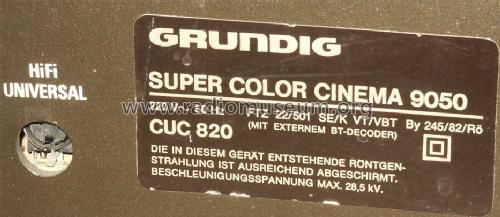 Großbildprojektor Cinema 9050 Ch=CUC820; Grundig Radio- (ID = 1033170) Television