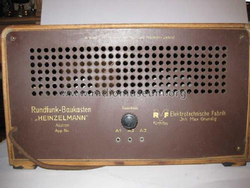 Heinzelmann A ; Grundig Radio- (ID = 1529952) Radio