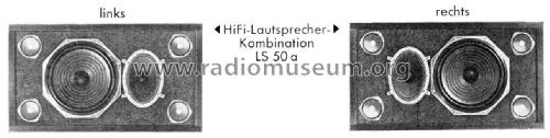 Hi-Fi Raumklangkombination LS50a; Grundig Radio- (ID = 1764250) Speaker-P