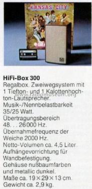 HiFi-Box 300; Grundig Radio- (ID = 790263) Speaker-P