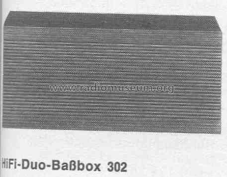 HiFi-Duo-Baßbox 302; Grundig Radio- (ID = 383544) Speaker-P