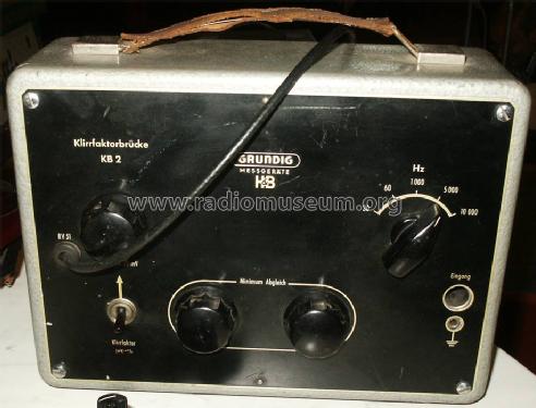 Klirrfaktor-Messbrücke KB2; Grundig Radio- (ID = 615474) Ausrüstung