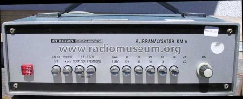 Klirranalysator KM5; Grundig Radio- (ID = 987945) Ausrüstung