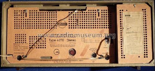 Konzertgerät 4070 Stereo; Grundig Radio- (ID = 1818188) Radio