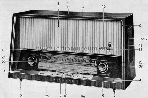 Konzertgerät 5295 Stereo; Grundig Radio- (ID = 80040) Radio