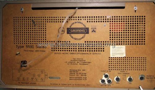 Konzertgerät 5590 Stereo; Grundig Radio- (ID = 1153577) Radio