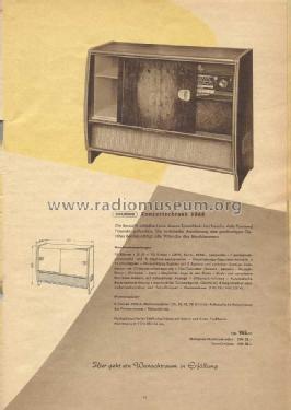 Konzertschrank 8068; Grundig Radio- (ID = 1177490) Radio