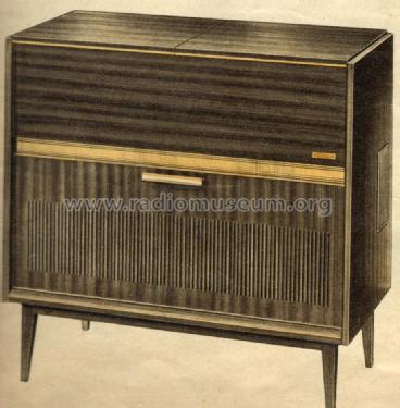 Stereo Konzertschrank KS445 Ch=HF30; Grundig Radio- (ID = 1100727) Radio