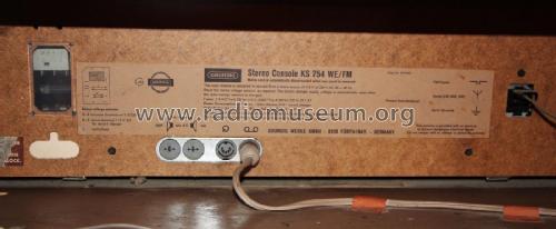 KS 754 WE/FM; Grundig Radio- (ID = 2136110) Radio