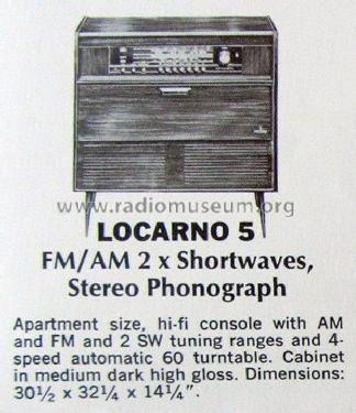 Locarno 5 ; Grundig Radio- (ID = 2507721) Radio