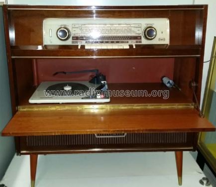 Meuble Stéréophonique Locarno F; Grundig Radio- (ID = 1774068) Radio