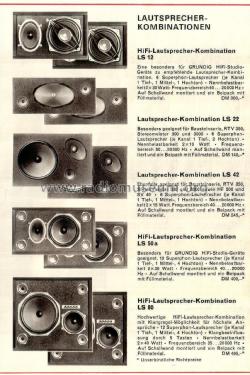 LS 42; Grundig Radio- (ID = 2136259) Altavoz-Au