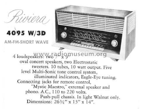 Majestic Riviera 4095W/3D; Grundig Radio- (ID = 1177263) Radio