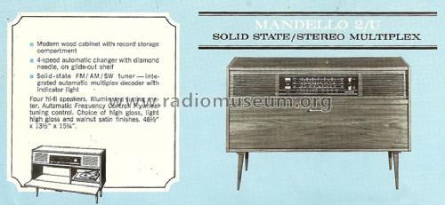 Mandello 2U Ch= CS250U+NF250U; Grundig Radio- (ID = 1156722) Radio