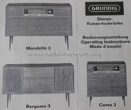 Mandello 3 Ch= CS160MS; Grundig Radio- (ID = 1523359) Radio