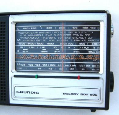 Melody-Boy 600a; Grundig Radio- (ID = 1463550) Radio