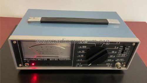 Millivoltmeter MV60; Grundig Radio- (ID = 3042271) Equipment