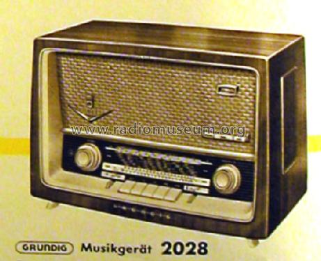 Musikgerät 2028; Grundig Radio- (ID = 491359) Radio