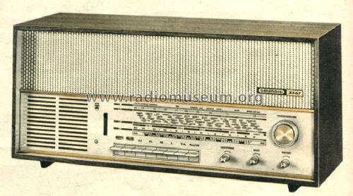 Musikgerät 3367; Grundig Radio- (ID = 1097797) Radio