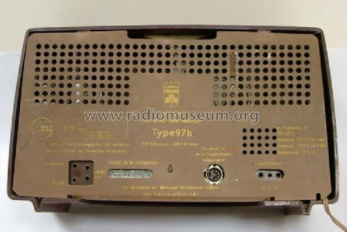 Musikgerät 97b; Grundig Radio- (ID = 91767) Radio