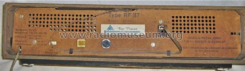 Musikgerät RF117 Ch= CS60; Grundig Radio- (ID = 775890) Radio