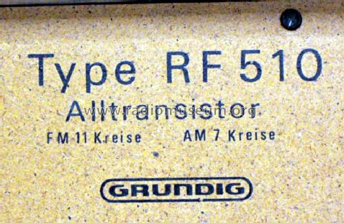 Musikgerät RF510 Ch= RC200; Grundig Radio- (ID = 1134654) Radio